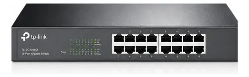 Switch de Mesa 16 Portas Gigabit TP-Link TL-SG1016D 10/100/1000mbps