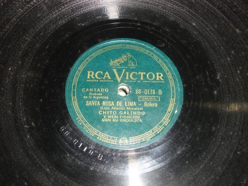 Pasta Chito Galindo Vieri Fidanzini Rca Victor 680118 C29