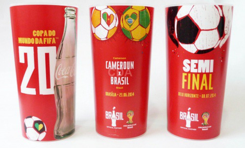 Copos Coca Cola Copa 2014, Coleção Completa 65 Copos