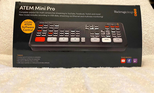 Switcher Atem Mini Pro Blackmagic Design (Usado)