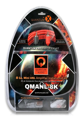 Kit De Instalacion Quantum Audio Qmanl-8k Calibre 8