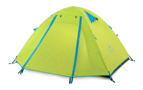 Carpa Camping Naturehike Serie P 4 Personas Ultraliviana Color Verde