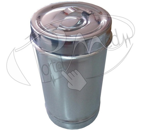 Tarro Algodonero En Acero Inoxidable 1 Litro