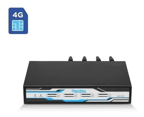 Gateway Openvox 8 Canales Gsm 4g/3g Similar Synway
