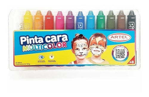 Pintacaritas 12 Colores Artel