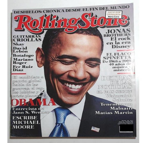 Revista Rolling Stone 126 Barack Obama