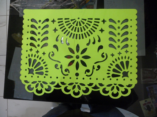 Decoración Toda Ocasión Papel Picado 10 Tiras De 5 Metros