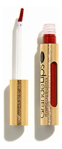 Grandelips Plumping Liquid Lipstick, Semi-matte, Red