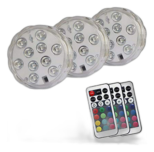 Luces - Luces Led Durawell Rgb Que Cambian De Color, 13 Colo