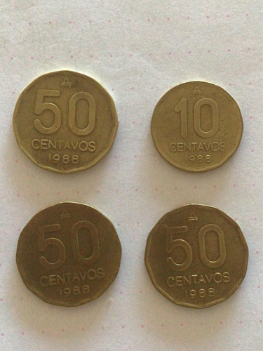Set Monedas 1988 Argentina Australes