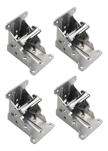 4 Bisagras Plegables De Metal De A Para Sofá Plegable Plata