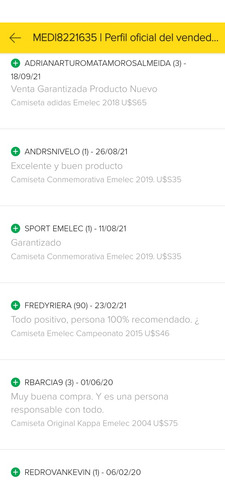Pantaloneta Emelec 2019