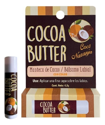 Cocoa Butter Balsamo Labial Cocoa Butter Coco Naranja 4.8gr