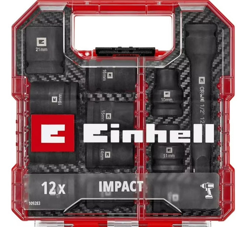 Set 12 Dados De Impacto Hex 109283 Einhell