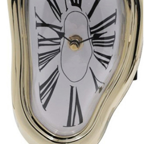 Qa1 Reloj De Fusión Reloj Decorativo Adorno De Romano De Oro