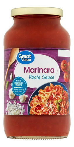 Great Value Marinara Pasta Sauce, 23 Oz