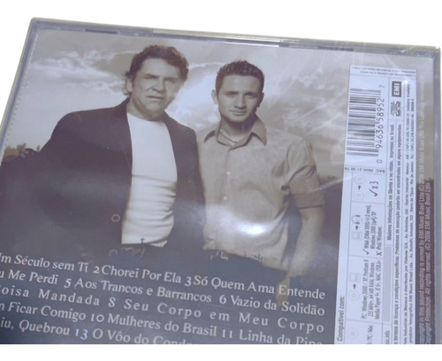 Cd Matogrosso E Matias Um Século Sem Ti Original Novo Lacrad Estandar