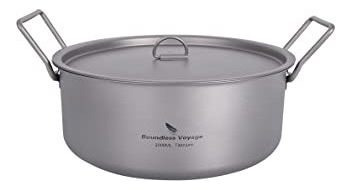 Boundless Voyage 2l Titanium Stock Pot Con Tapa Plegable Man