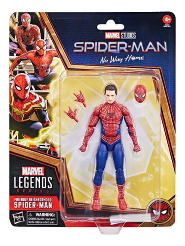 Marvel Legends Hombre Araña Tobey Spiderman Retro