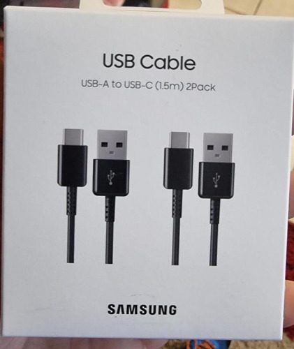 Pack De 2 Cable Tipo C Samsung Usb-a To Usb-c 1,5m