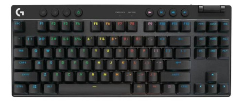 Teclado Mecánico Inalámbrico Logitech Pro X Tkl Black 012127