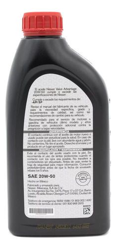 Nissan Aceite Mineral 20w50