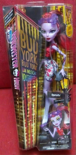 Monster High Operetta Boo bork, boo york frightseers CHW56