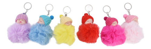 Llavero Con Forma De Muñeco Para Bebé Dormido, 12 Unidades,