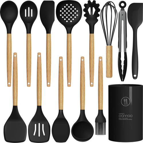 Juego De Utensilios De Cocina De Silicona  446 °f Resistent