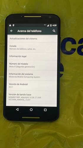 Motorola X2 Libre Color Negro Buen Estado!!! (Usado)