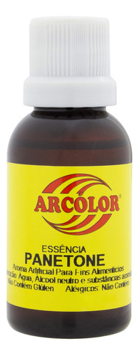 Aroma Artificial Panetone Arcólor Frasco 30ml