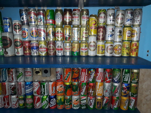 Imagem 1 de 10 de Latas Antigas Acima De 20 Anos