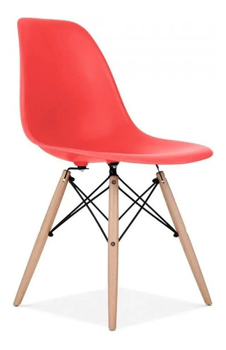 Cadeira Eames 130pp Store Color Coloridas Cores Pé Madeira