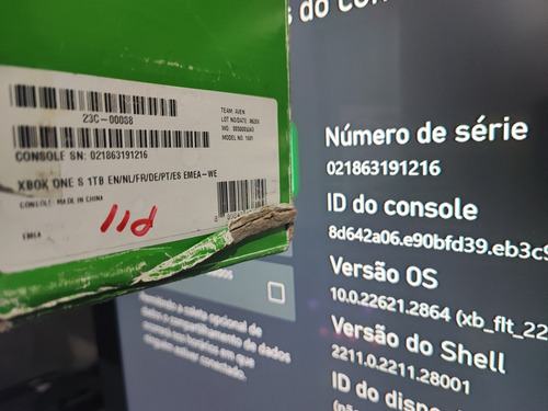 Xbox One S 1tb Edição Limitada Roxo Completo Serial Batendo (Recondicionado)