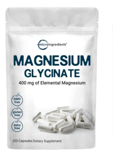 Glicinato Magnesio Magnesium Glycinat  Capsulas