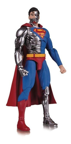 Dc Essentials Cyborg Superman Figura Dc Collectibles Nueva