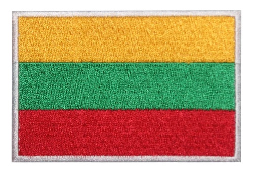 Banderas Paises Bordadas Parches Termoadhesivos 6x4 Cms