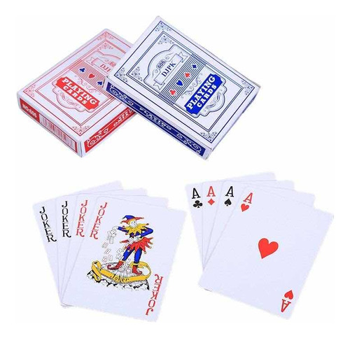 Juego De Cartas De Material De Papel, Cartas De Póker