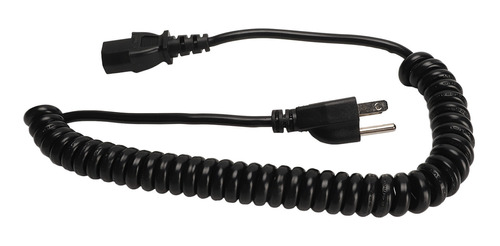 Cable De Resorte De 3 Clavijas Ac 18 Awg Con Núcleo De Cobre