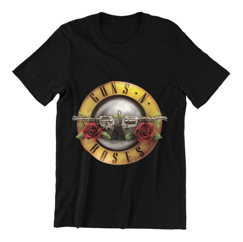 Polera Unisex Guns N' Roses Rock Musica Logo Algodon Estampa