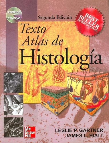 Libro Texto Atlas De Histologia Cd De Leslie P Gartner James