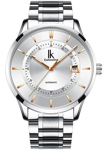 Reloj Hombre Uswatch K 007-25 Automátic Pulso Plateado Just 