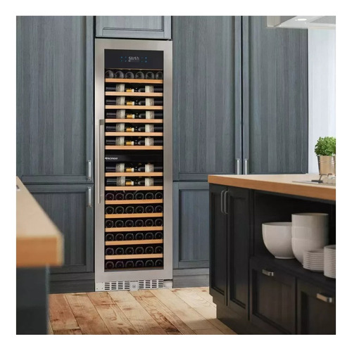 Cava Wine Enthusiast 150 Botellas Negro/acero Inox.