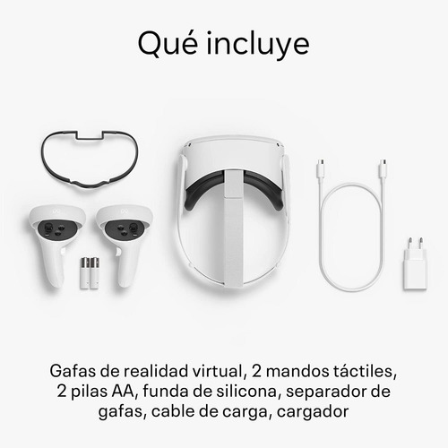 Imagen 4 de 8 de Oculus Quest 2 128g Versión 2022 Lentes De Realidad