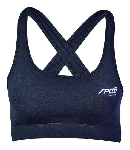 Imagen 3 de 7 de Top Deportivo Running Liso Con Bretel Cruzado Speed Training
