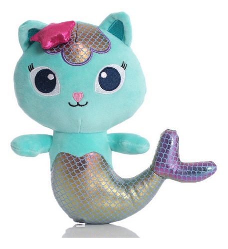 Gabby's Dollhouse Mermaid Cat Peluche Muñeca Niños Regalo