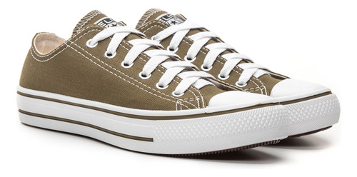 Tênis All Day Felice Casual Branco Bronze Star Lona Clássic
