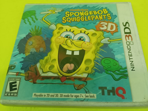 Bob Esponja 3ds O Spongebob Squigglepants 3d