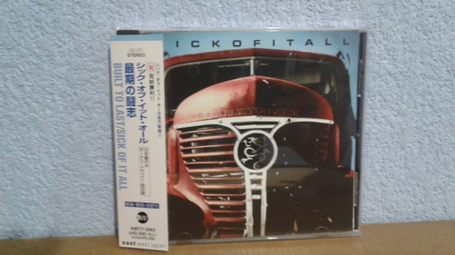 Sick Of It All Built To Last (edicion Japonesa + 1 Bunus ) (Usado)