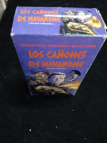 2 Cartuchos Vhs Los Cañones De Navarone Columbia Tristar (Usado)